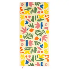 DISCOVERY - Toalla Microfibra grande Beach - Flowers 90 x 200