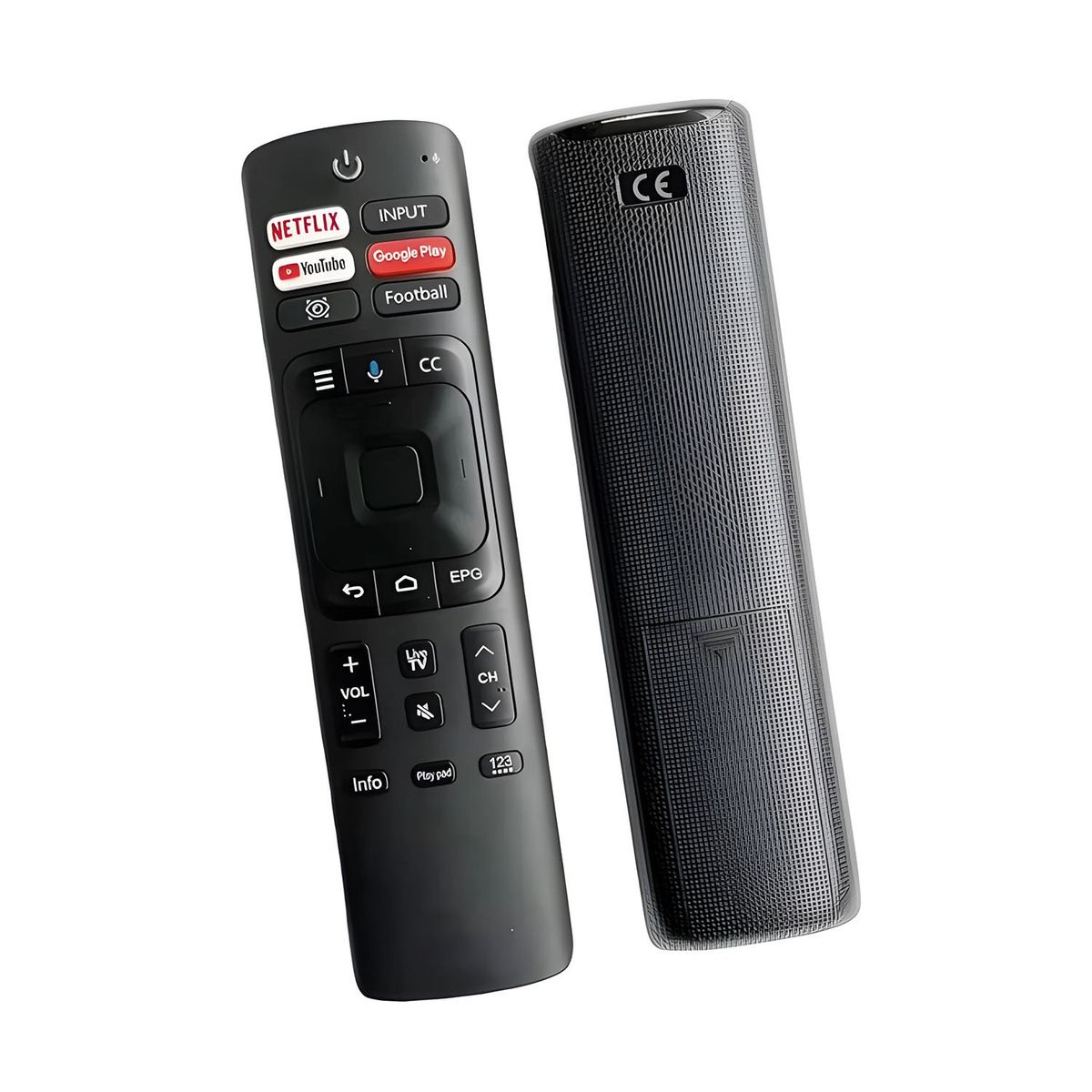 GENERICO - Control Remoto Compatible Hisense Smart Tv Android 4K