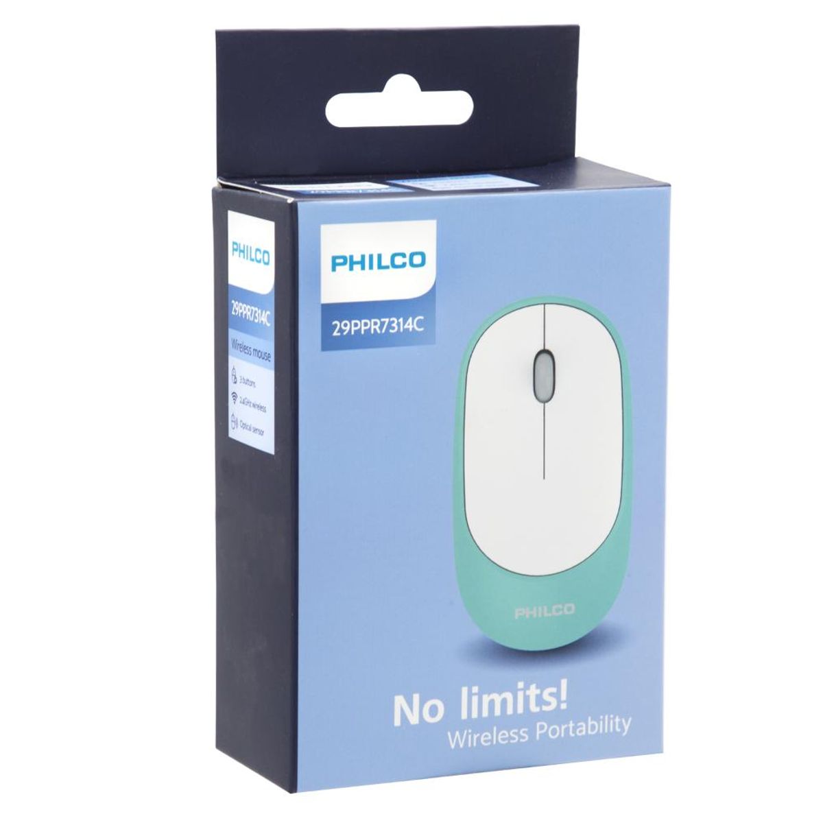 PHILCO - MOUSE INAL. SPK7314 CYAN PHILCO PRO