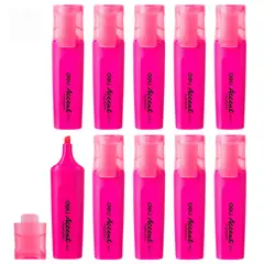 DELI - PACK DE 10 DESTACADORES ROSADO