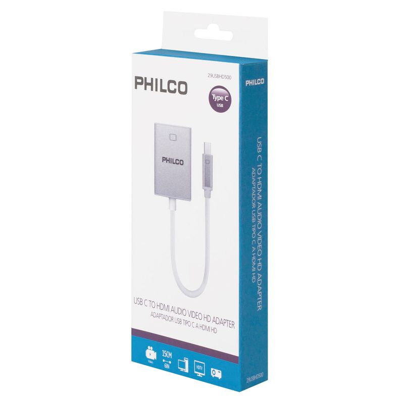 PHILCO - ADAPTADOR DISPLAY USB-C A HDMI PHILCO