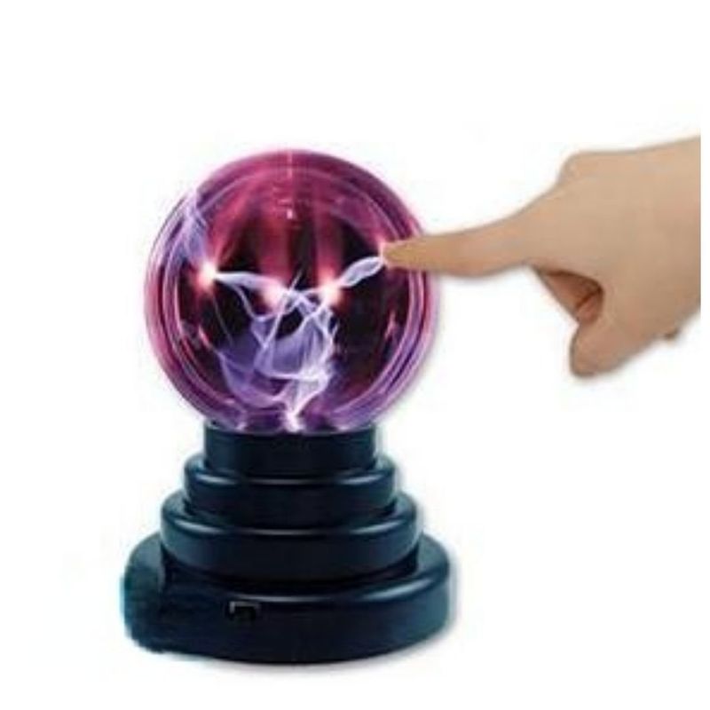 OEM - LAMPARA DE PLASMA BOLA DE CRISTAL PEQUEÑA USB