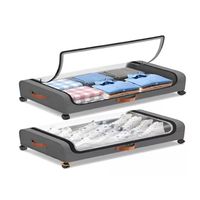 2 Cajas Almacenamiento Caja Organizadora Grande Cajones 80cm