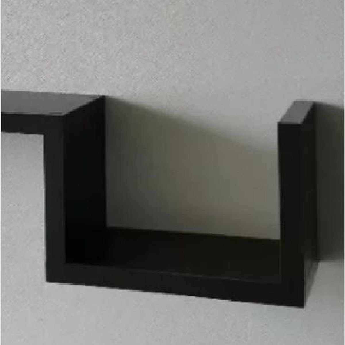 GENERICO - Repisas Flotantes Modernas Modelo 5 Set de 2 Repisas Negro