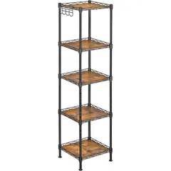 SPACEZAT - Estanteria Organizador Baño Cociña Ajustable 5 Niveles Taby