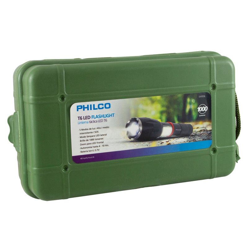 PHILCO - LINTERNA LED TIPO CREE 2 LUCES PHILCO PHILCO