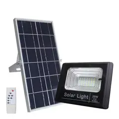 GENERICO - FOCO CON PANEL SOLAR 25W CONTROL REMOTO