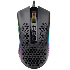 REDRAGON - Mouse Gamer Storm Rgb M 988 8 Botones Dpi 12400 - Negro