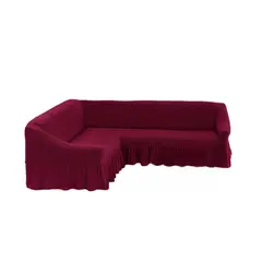 GENERICO - Funda Cubre Sillón Sofá Turco Tipo L Elastizada Cuadrille