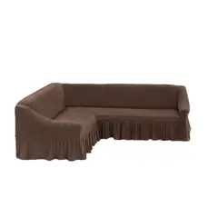 GENERICO - Funda Cubre Sillón Sofá Turco Tipo L Elastizada Cuadrille