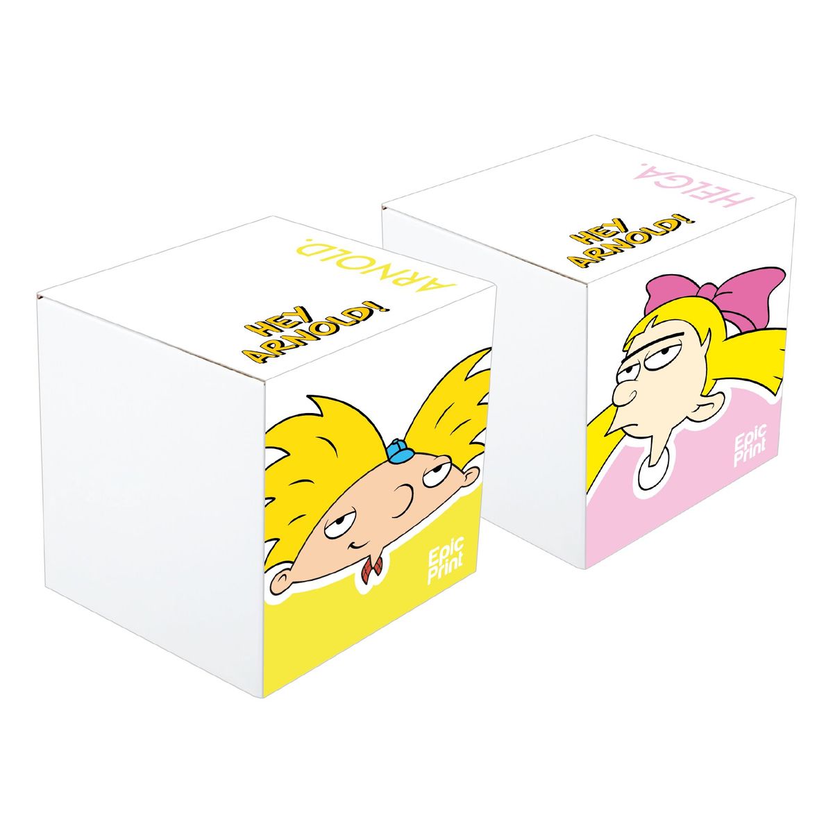 GENERICO - Set Pareja Tazones Arnold Y Helga - Hey Arnold