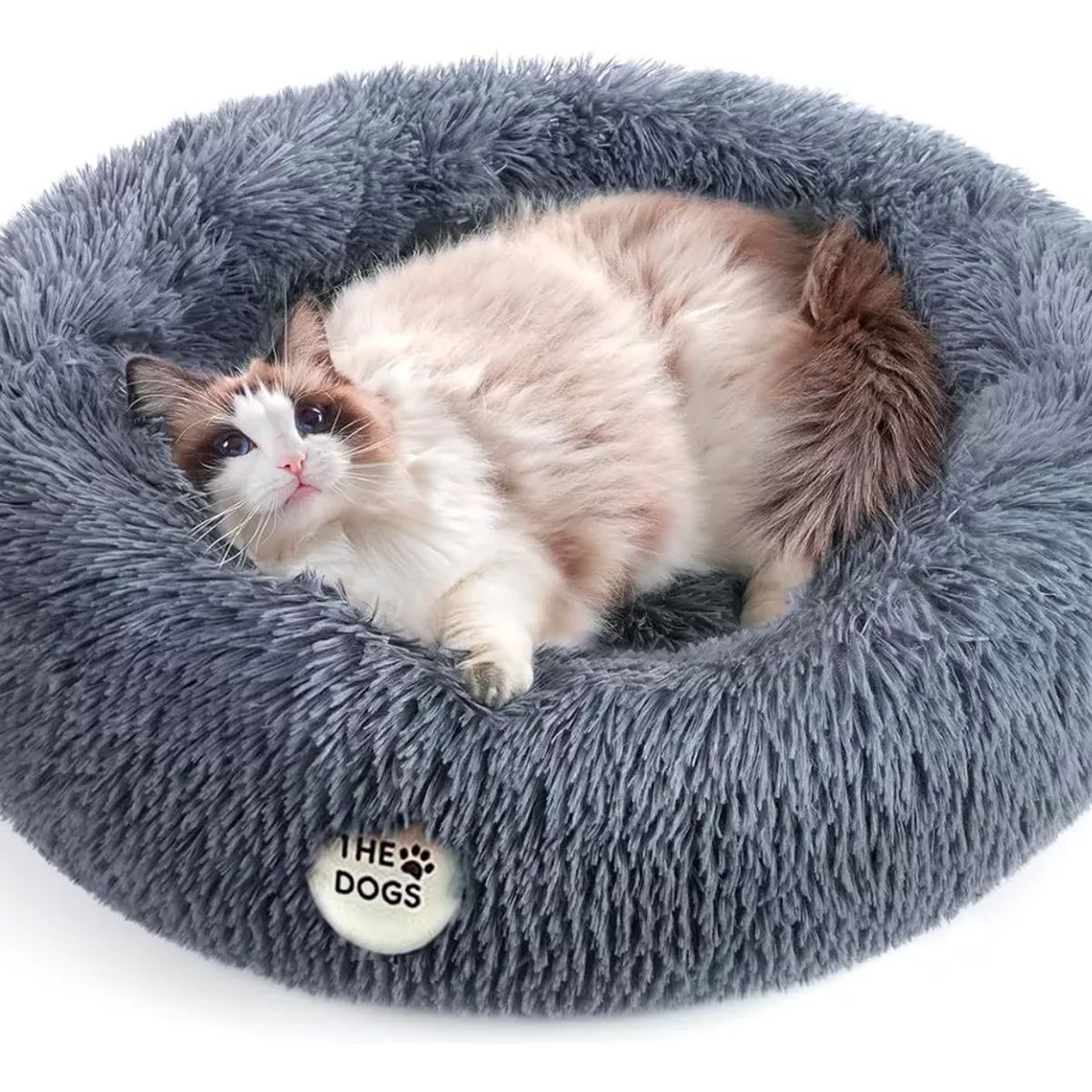 THE DOGS - Cama Gato 60cm Funda Desmontable Antiestres Premium