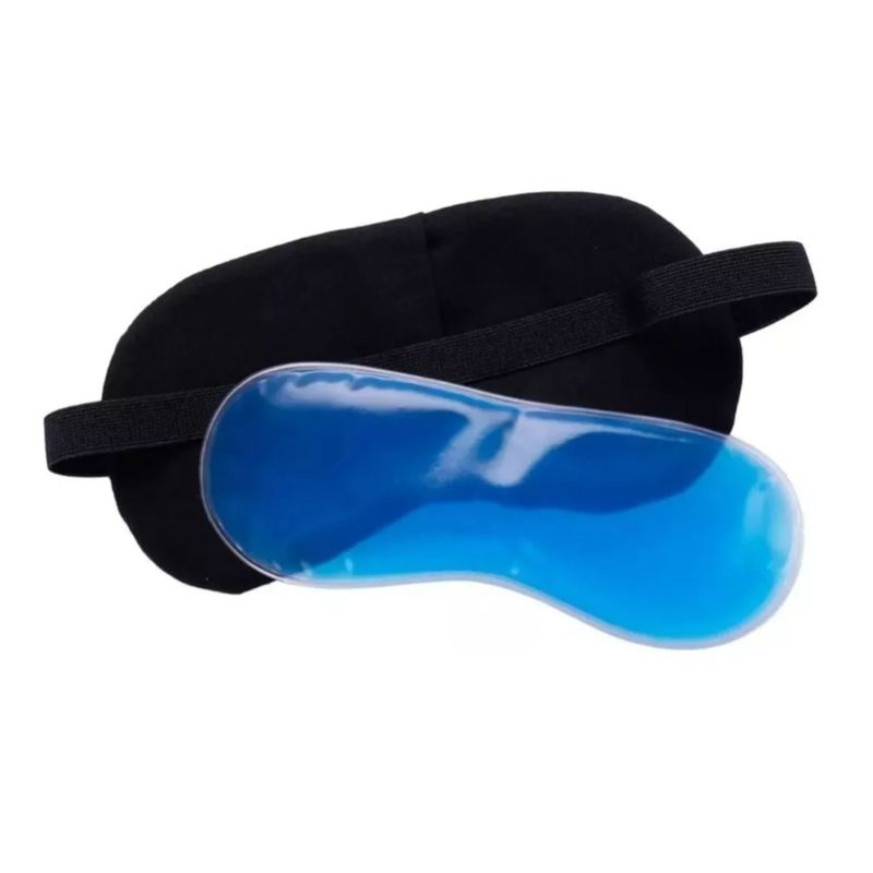 LIKE SHOP - Pack 3 Antifaz de Tela Para Dormir Con Gel Refrescante Mujer