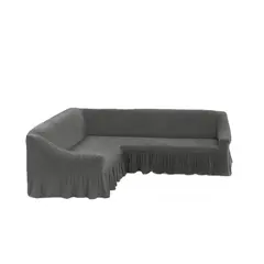 GENERICO - Funda Cubre Sillón Sofá Turco Tipo L Elastizada Cuadrille