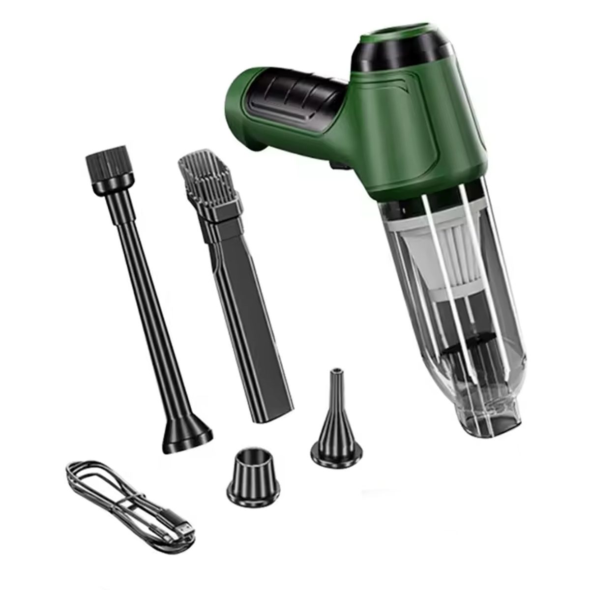 Mini Aspiradora Para Auto Recargable Con Accesorios, marca GENERICO - Foto Principal