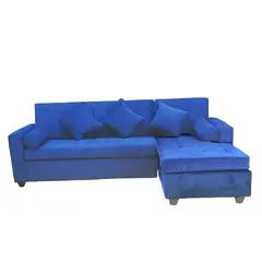 MUEBLERIA LATINA - ML SECCIONAL FELPA LATINA DERECHO AZUL