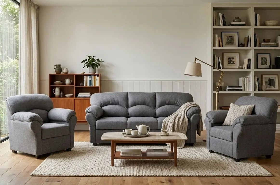 LIVING LINO DECO-3-1-1 Gris oscuro