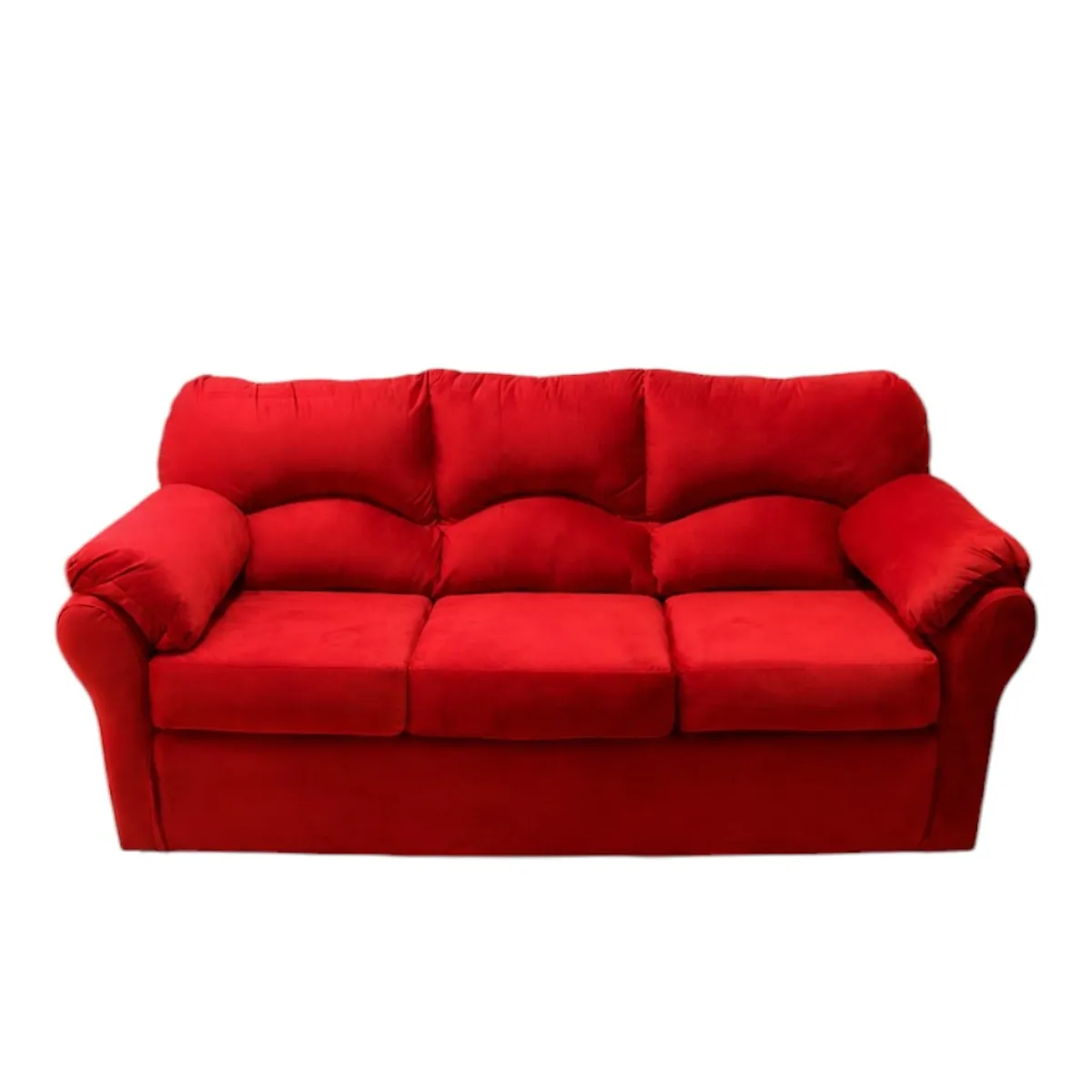 MUEBLERIA LATINA - LIVING FELPA DECO 3-1-1 ROJO