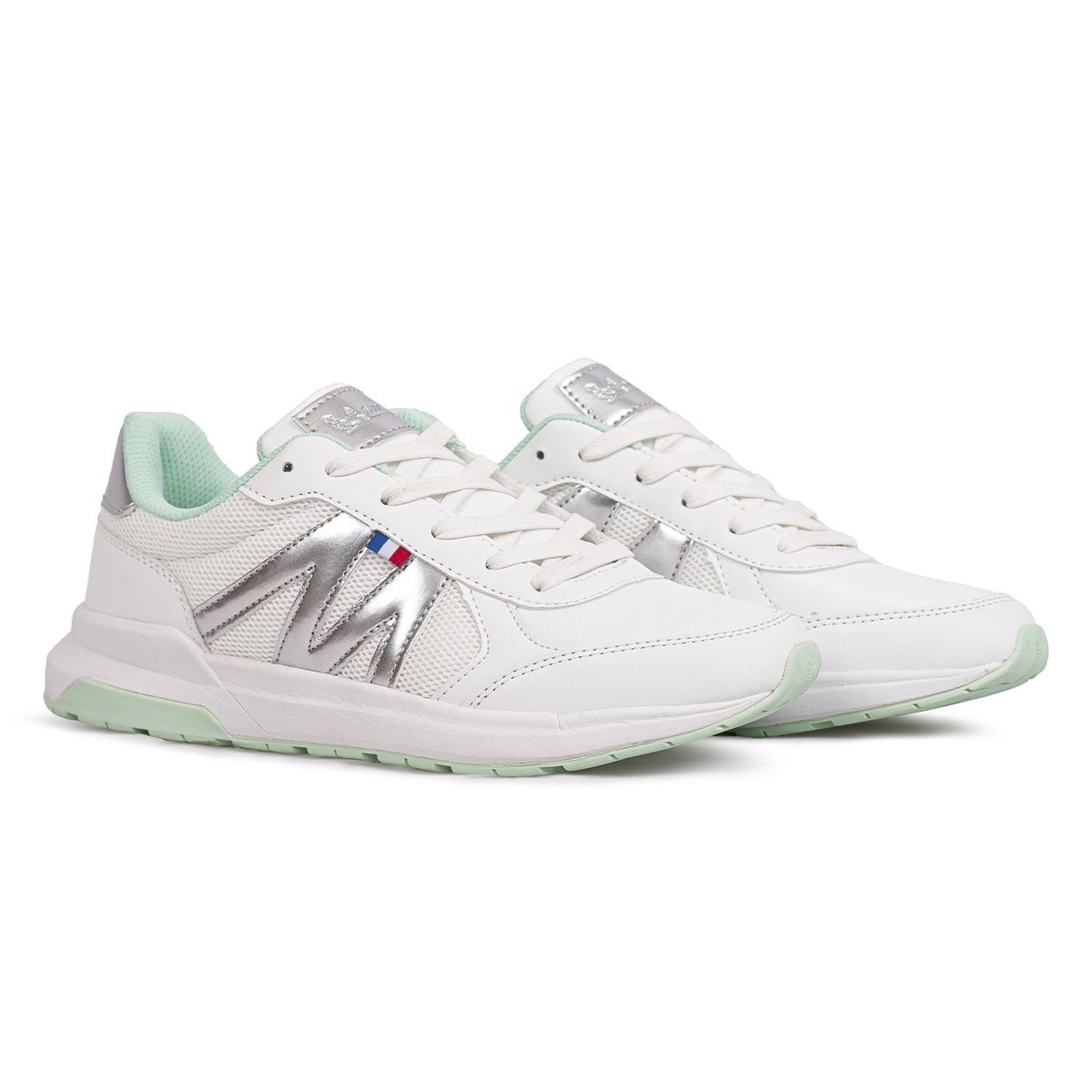 MICHELIN FOOTWEAR - Zapatilla Urbana Para Mujer Color Blanco Menta Michelin Footwear Pu07