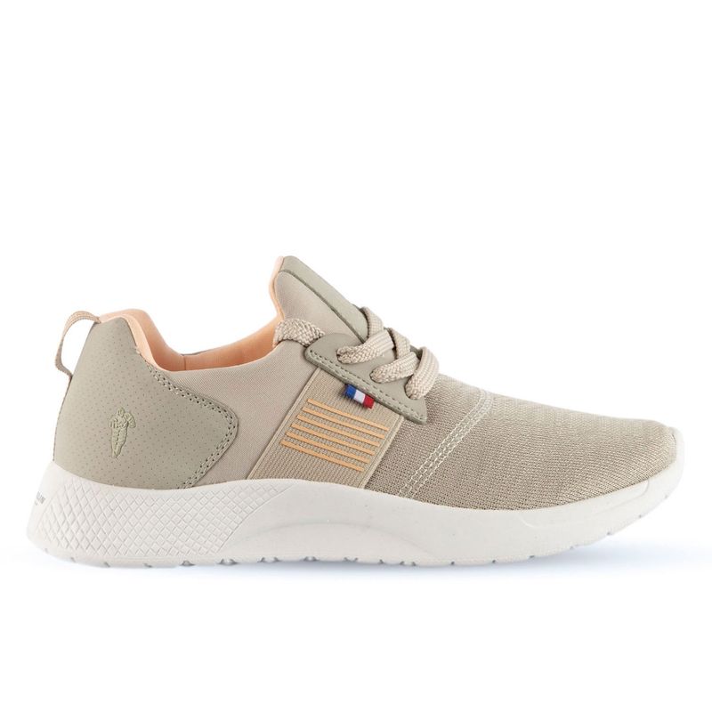 MICHELIN FOOTWEAR - Zapatilla Urbana Para Mujer Color Beige y Blanco Michelin Footwear Cr05
