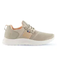 MICHELIN FOOTWEAR - Zapatilla Urbana Para Mujer Color Beige y Blanco Cr05