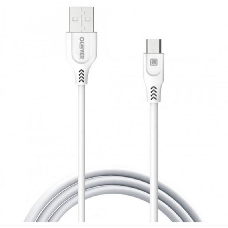 CLOVER - CABLE MICRO USB - V8 A USB-A 3.1A 1.2 MTS CLOVER