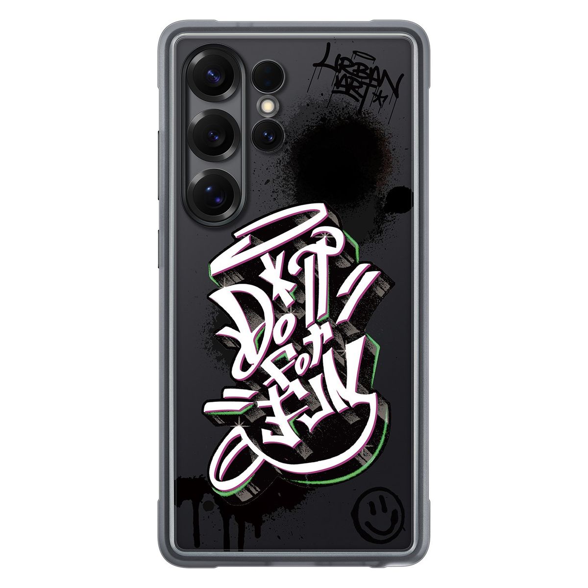 SAMSUNG - Carcasa Flipsuit Color Negro Galaxy S25 Ultra