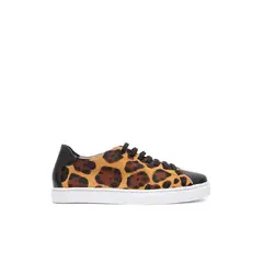 GIANI DAFIRENZE - Zapatilla Mujer De Cuero Roques Print C4