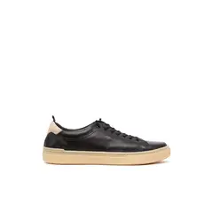 GIANI DAFIRENZE - Zapatilla Hombre De Cuero Prat Negro C2
