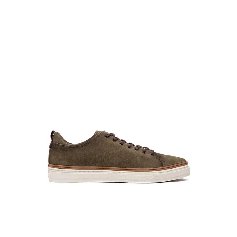 GIANI DAFIRENZE - Zapatilla Hombre De Cuero Julio Verde C1