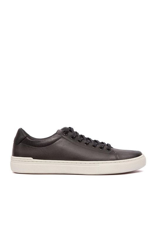 Zapatilla Hombre De Cuero Lilo Negro C2.