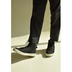 GIANI DAFIRENZE - Zapatilla Hombre De Cuero Martin Negro C1