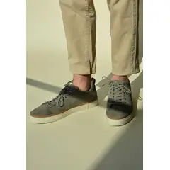 GIANI DAFIRENZE - Zapatilla Hombre De Cuero Julio Gris C2.