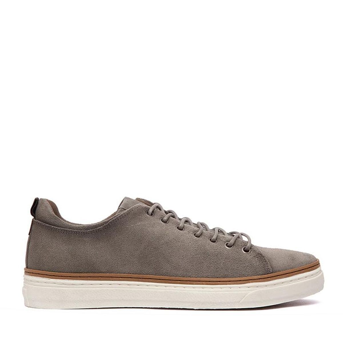 GIANI DAFIRENZE - Zapatilla Hombre De Cuero Julio Gris C2