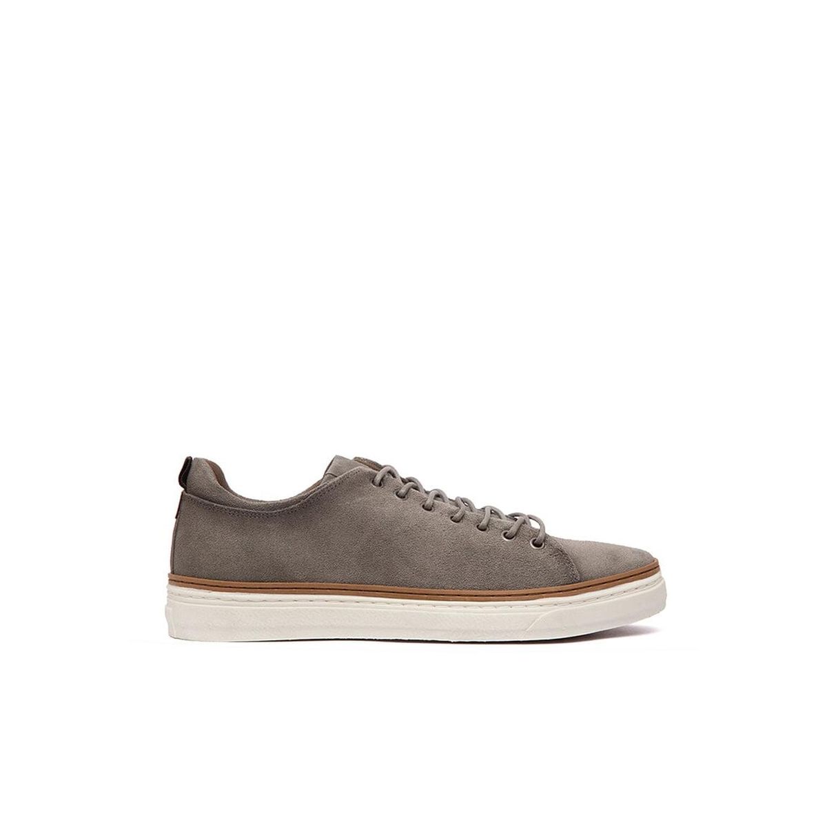 GIANI DAFIRENZE - Zapatilla Hombre De Cuero Julio Gris C2