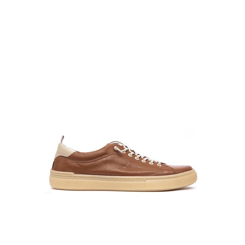 GIANI DAFIRENZE - Zapatilla Hombre De Cuero Prat Camel C3