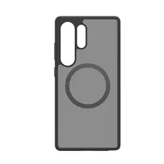 SAMSUNG - Carcasa Magnética Capella Frost Color Negro Galaxy S25 Ultra