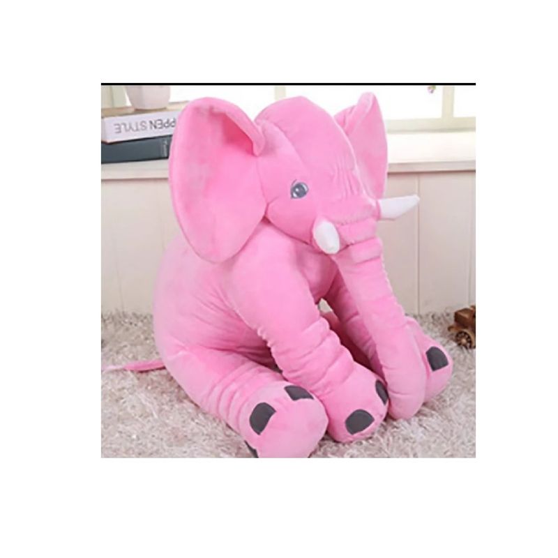 GENERICO - Peluche Elefante de apego para bebes 40cms ROSADO