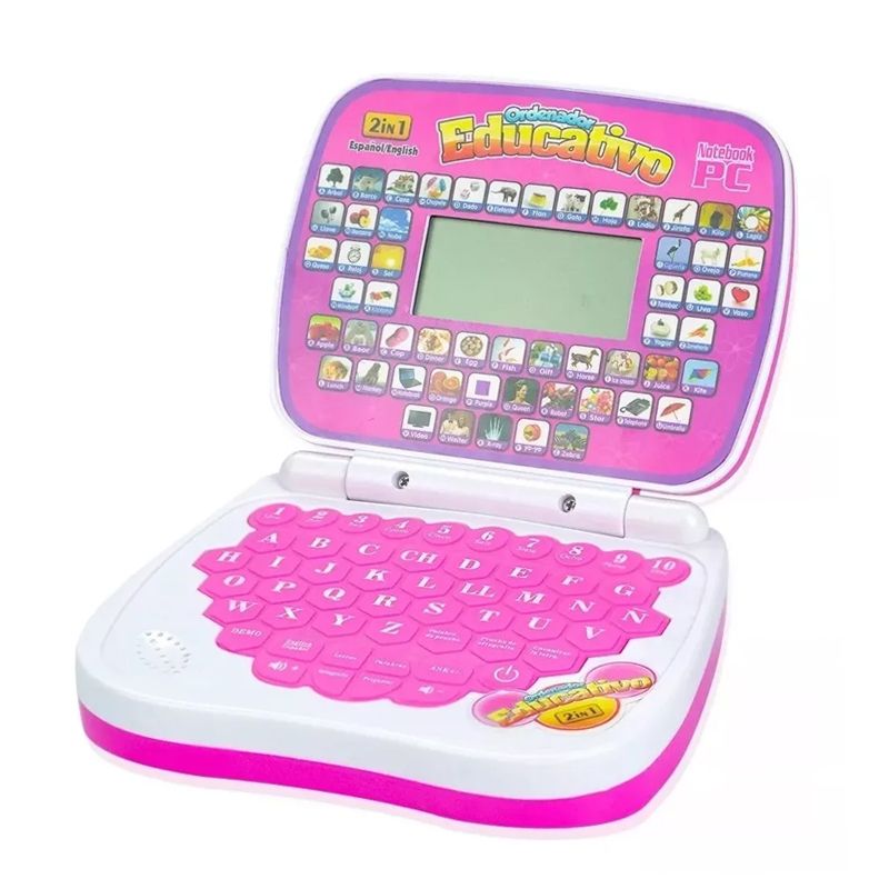 GENERICO - Mini Ordenador Didactico Educativo Juguete Notebook Infantil