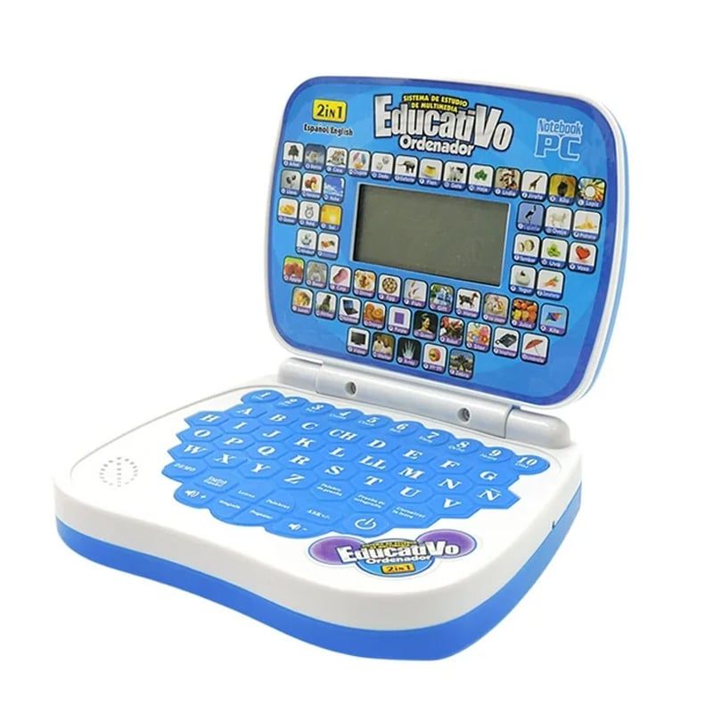 GENERICO - Mini Ordenador Didactico Educativo Juguete Notebook Infantil