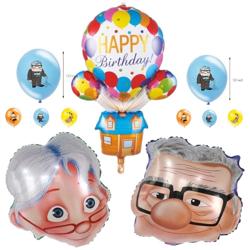 GENERICO - Set de Globos foil + látex UP aventura de altura