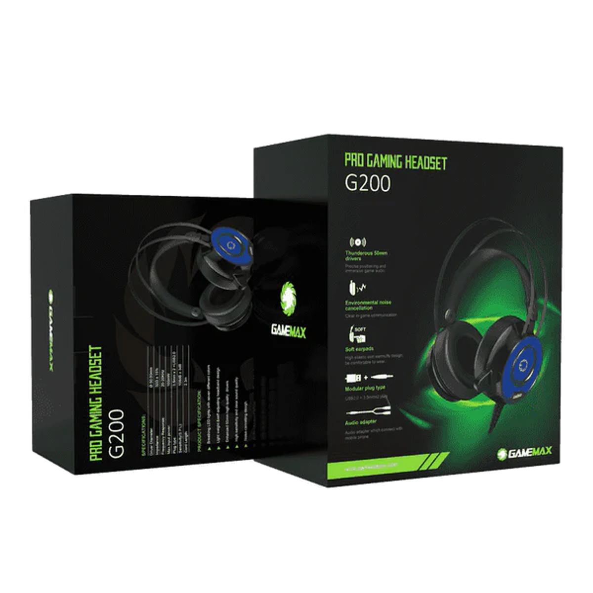 GAMEMAX - Audífonos Gamer Gamemax G200 Pro