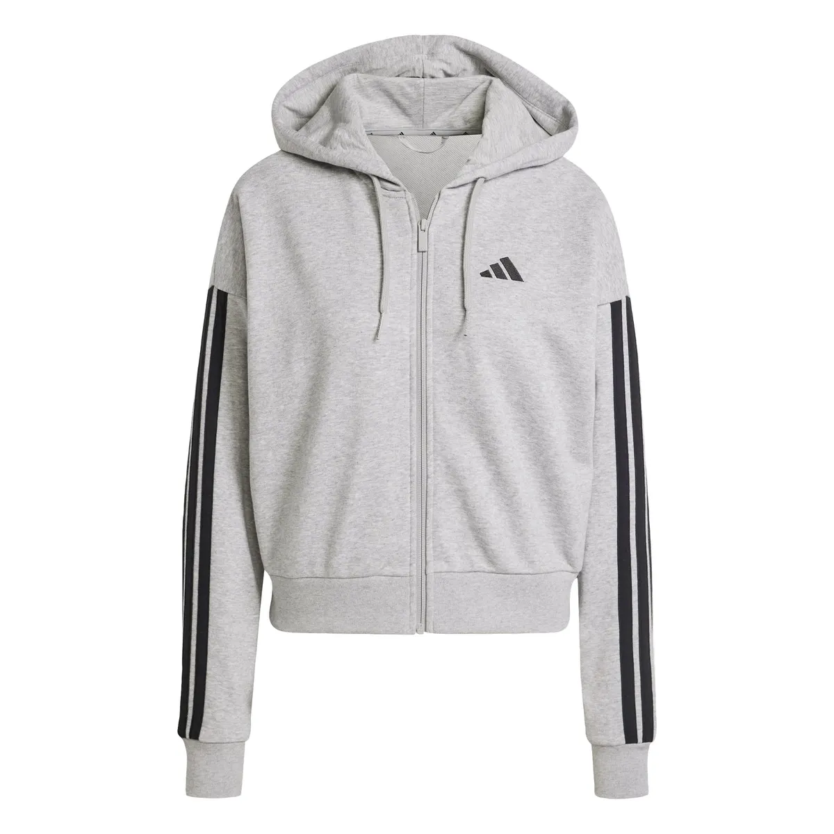 ADIDAS - Chaqueta con capucha Essentials French Terry 3 bandas