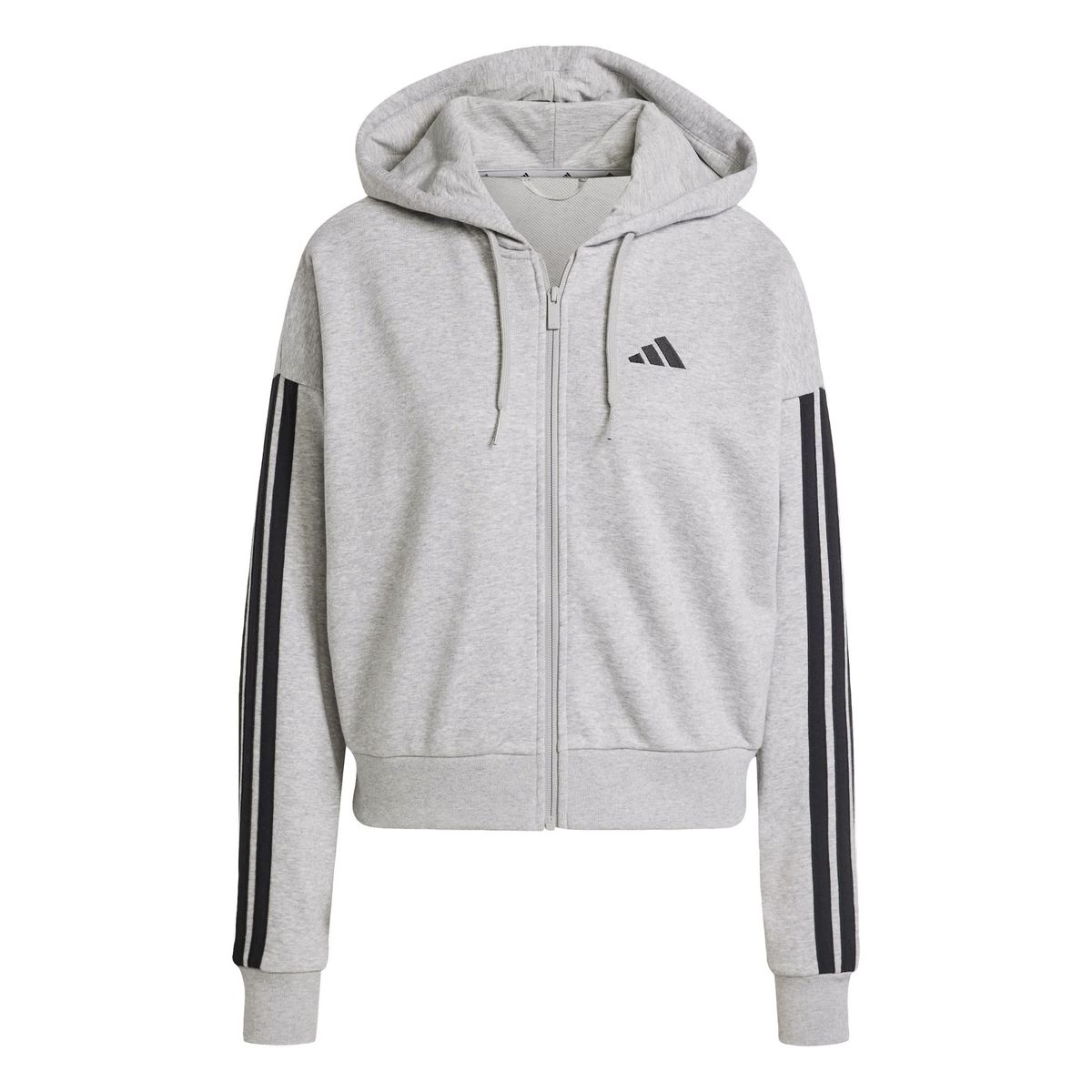 ADIDAS - Chaqueta con capucha Essentials French Terry 3 bandas