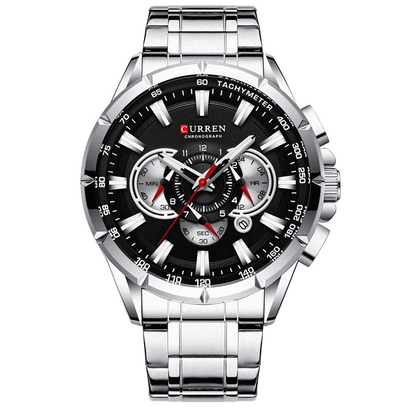 CURREN - Reloj pulsera Hombre Steel Forge Correa Metal Original