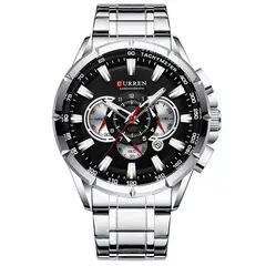 CURREN - Reloj pulsera Hombre Steel Forge Correa Metal Original