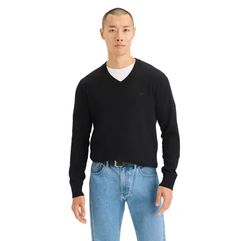 DOCKERS - Sweater Hombre V-Neck Regular Fit Negro