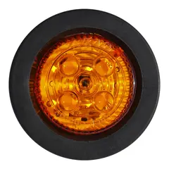 GOTEK - Foco Trocha Led Ambar 2 1/2 Pulgadas Bi-volts Rampla- Camión