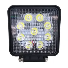 GOTEK - Foco Neblinero, Led Faenero 12v 24v 27 Watt Cuadrado