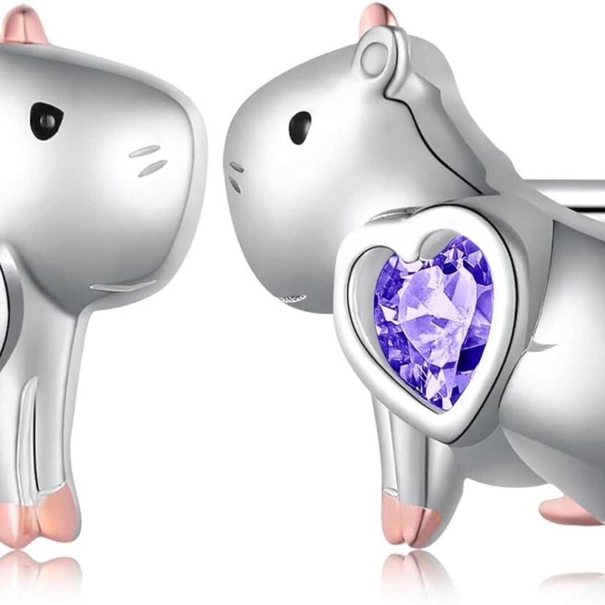 GENERICO - Aros capibara mujer plata 925